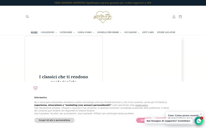 Screenshot of lescrittedellamore.it