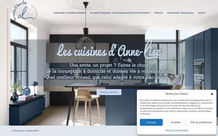 Screenshot of lescuisinesdannelise.fr