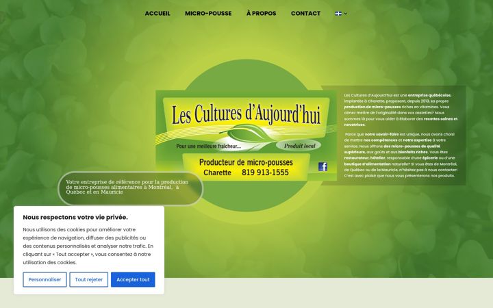Screenshot of lesculturesdaujourdhui.com
