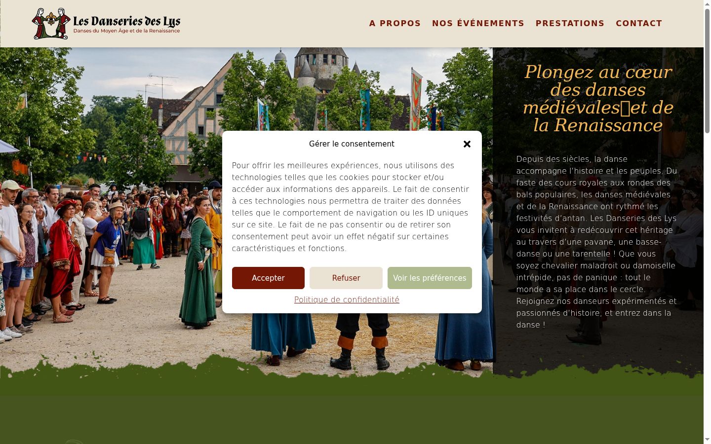 Screenshot tal-banner tal-kunsens muri qabel kwalunkwe interazzjoni
