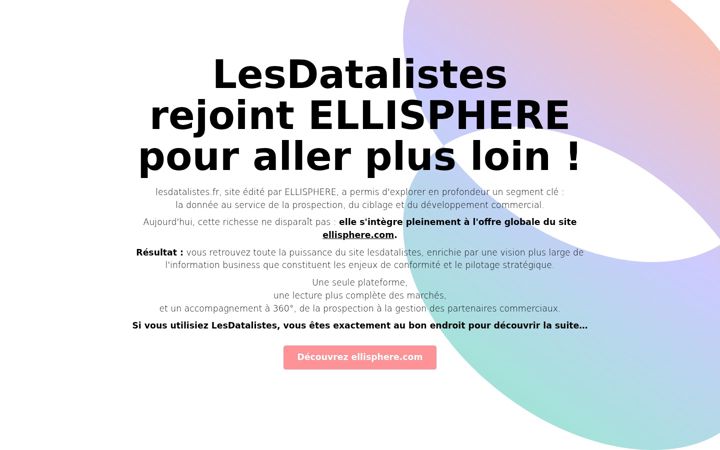 Screenshot von lesdatalistes.fr