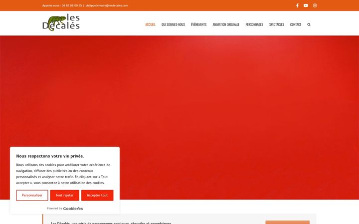 Screenshot of lesdecales.com