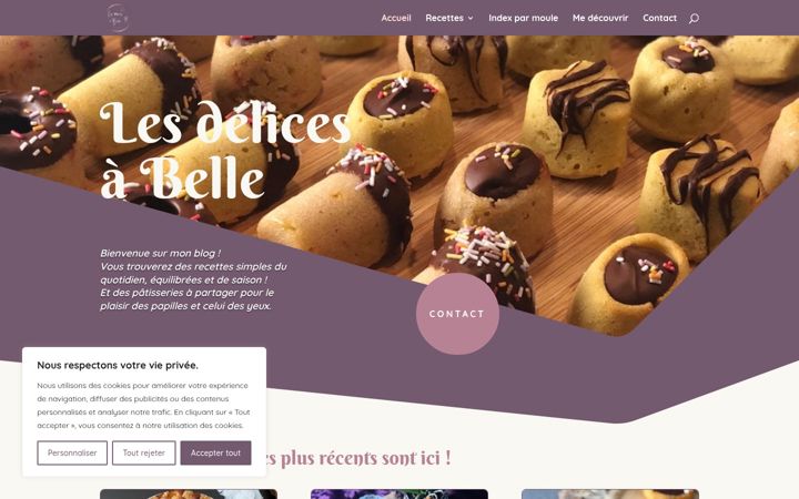 Screenshot of lesdelicesabelle.fr