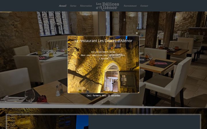 Screenshot of lesdelicesdalienor-sarlat.fr