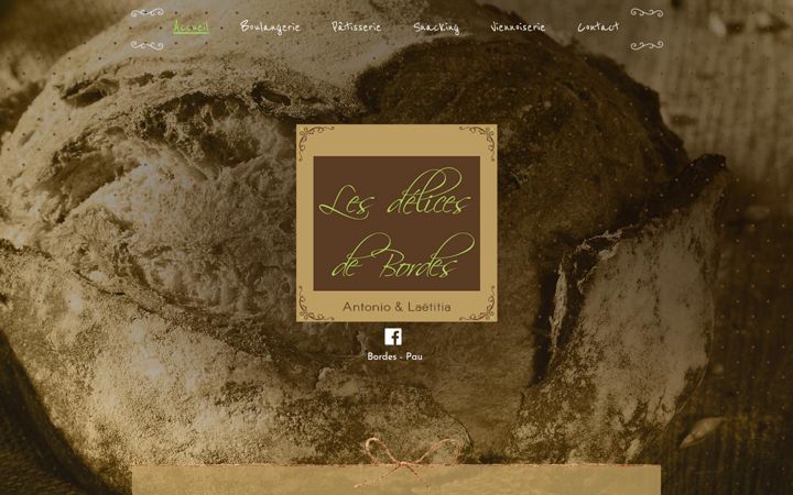 Screenshot of lesdelicesdebordes.fr