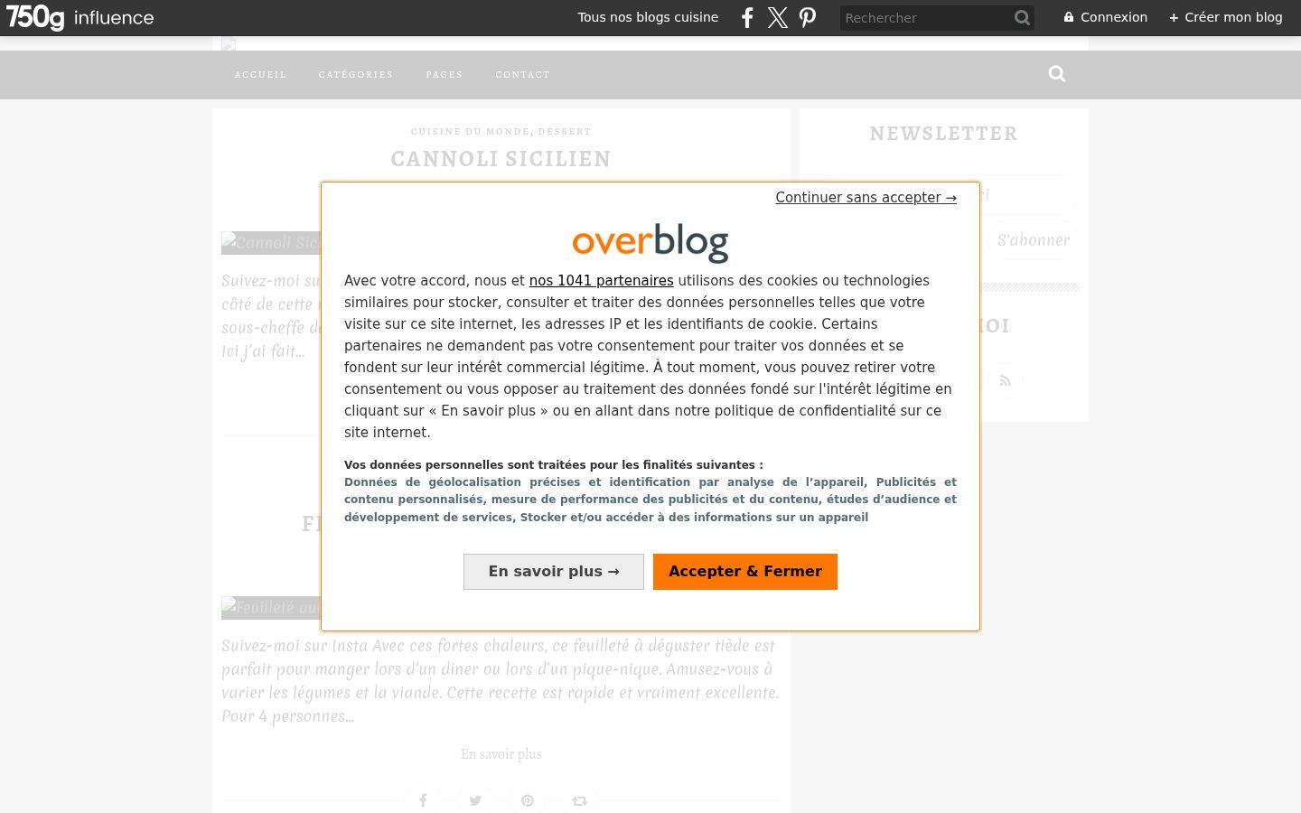 Screenshot tal-banner tal-kunsens muri qabel kwalunkwe interazzjoni