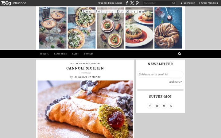Screenshot of lesdelicesdemarina.com