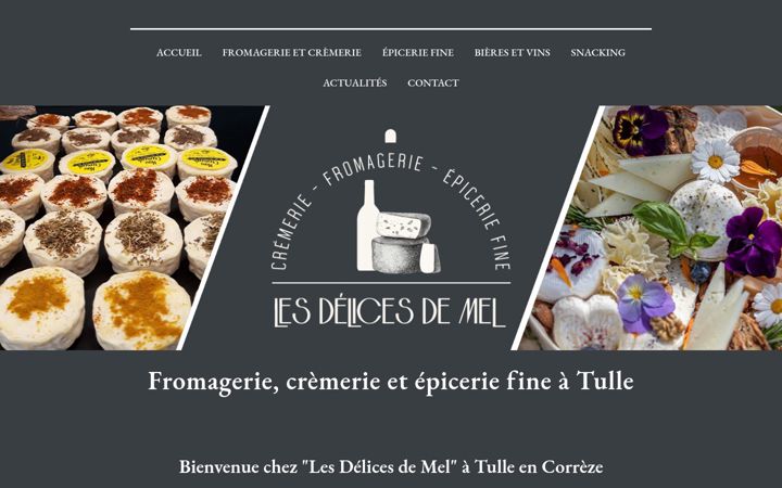 Screenshot of lesdelicesdemel.fr