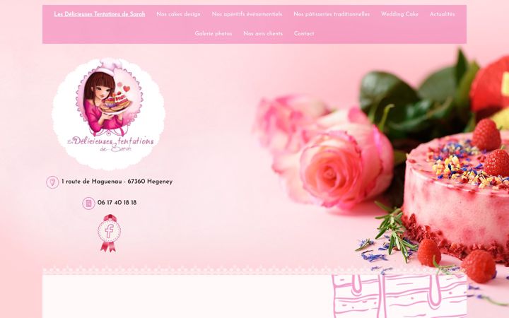 Screenshot of lesdelicieusestentationsdesarah-67.fr