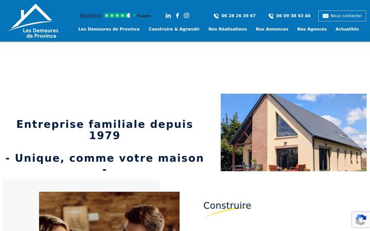 Screenshot of lesdemeuresdeprovince.fr