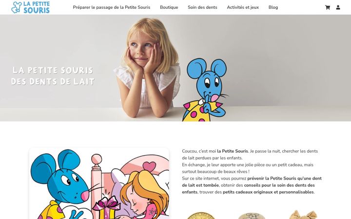 Screenshot of lesdentsdelait.com