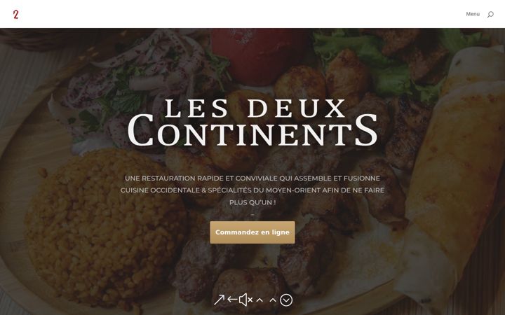 Screenshot of lesdeuxcontinents.com