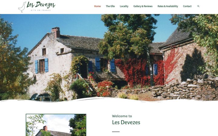 Screenshot of lesdevezes.com