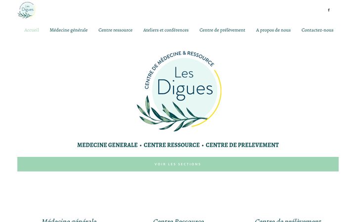 Screenshot of lesdigues.be