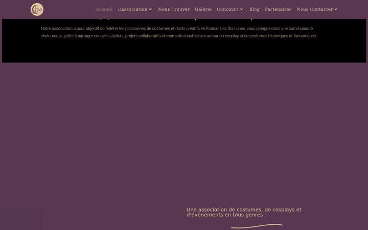 Screenshot of lesdixlunes.fr