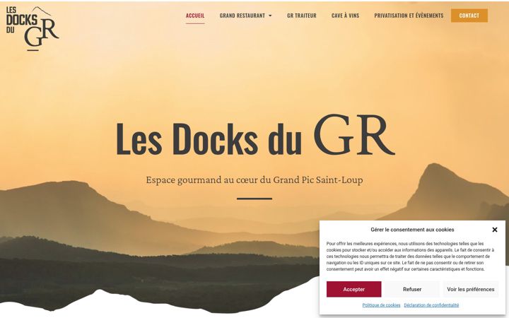 Screenshot of lesdocksdugr.fr