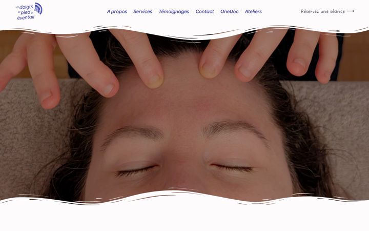 Screenshot of lesdoigtsdepiedeneventail.ch