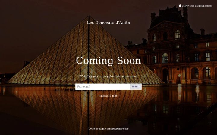 Screenshot of lesdouceursdanita.fr
