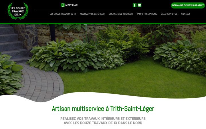 Screenshot of lesdouzetravauxdejx.fr