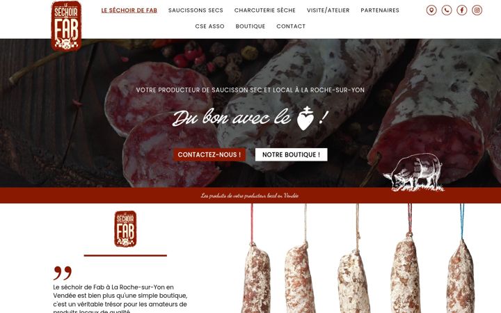 Screenshot of lesechoirdefab.fr