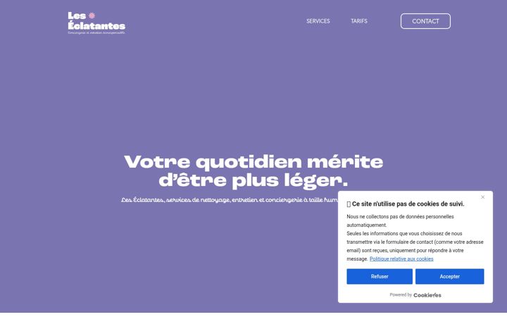 Screenshot of leseclatantes.fr