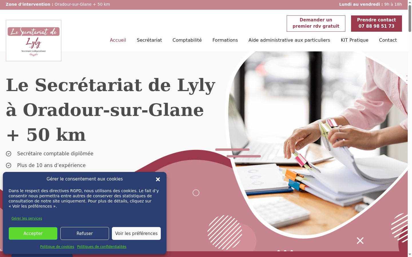 Screenshot van de toestemmingsbanner zoals getoond vóór enige interactie