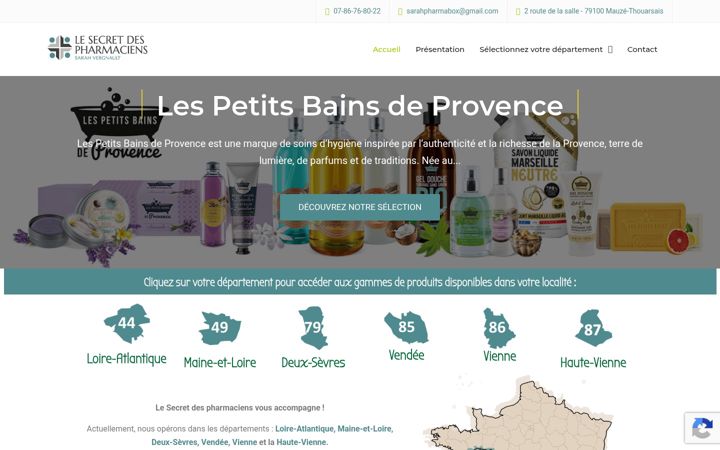 Screenshot of lesecretdespharmaciens.fr