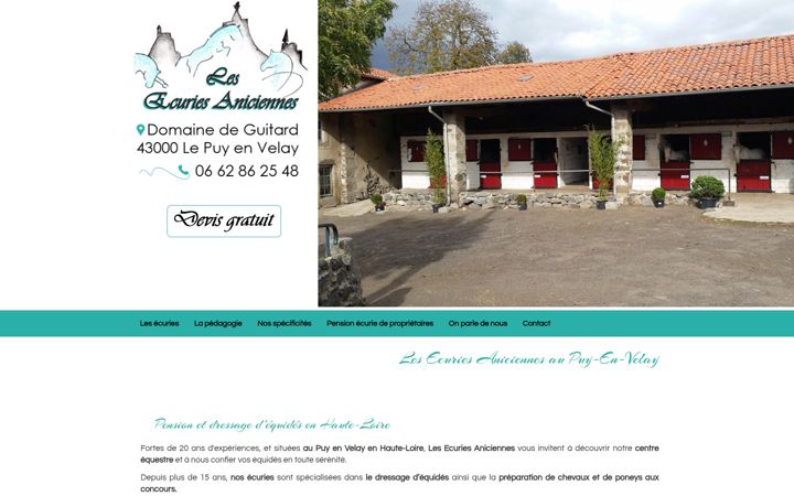 Screenshot of lesecuriesaniciennes.fr