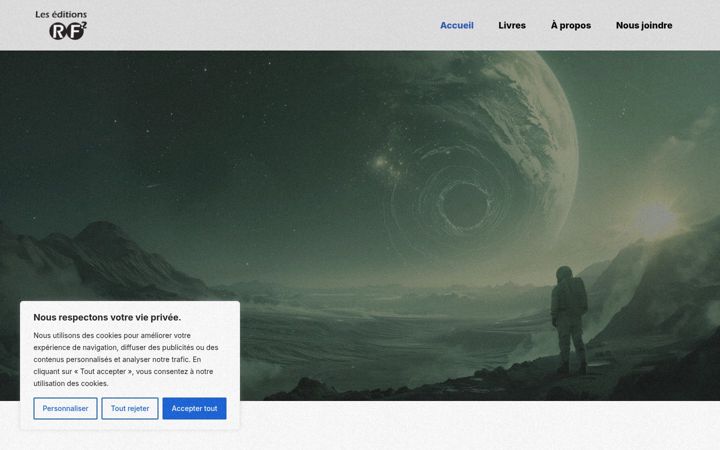 Screenshot of leseditionsrf2.ca