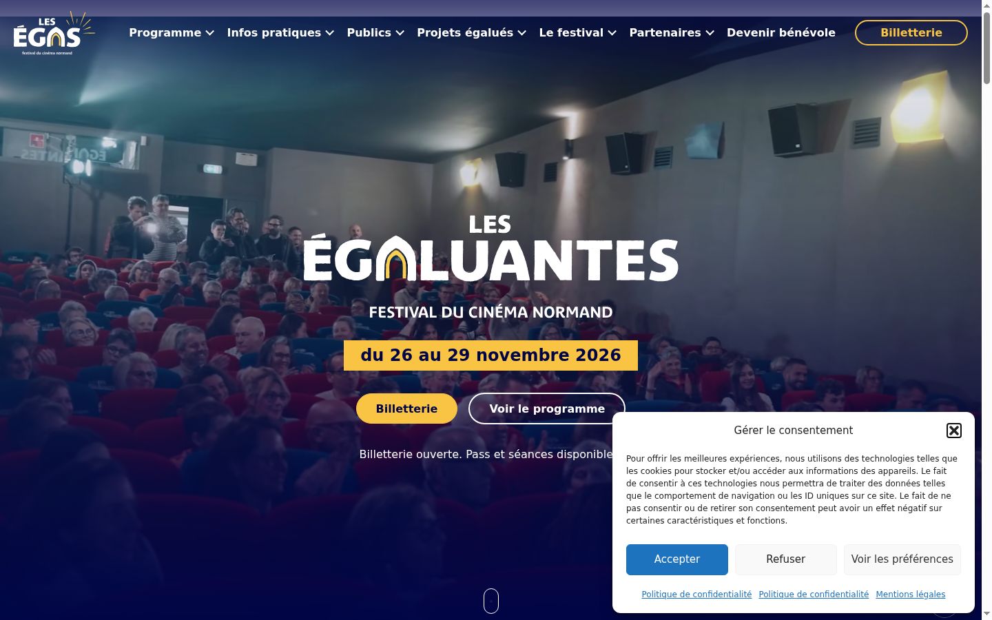 Screenshot van de toestemmingsbanner zoals getoond vóór enige interactie