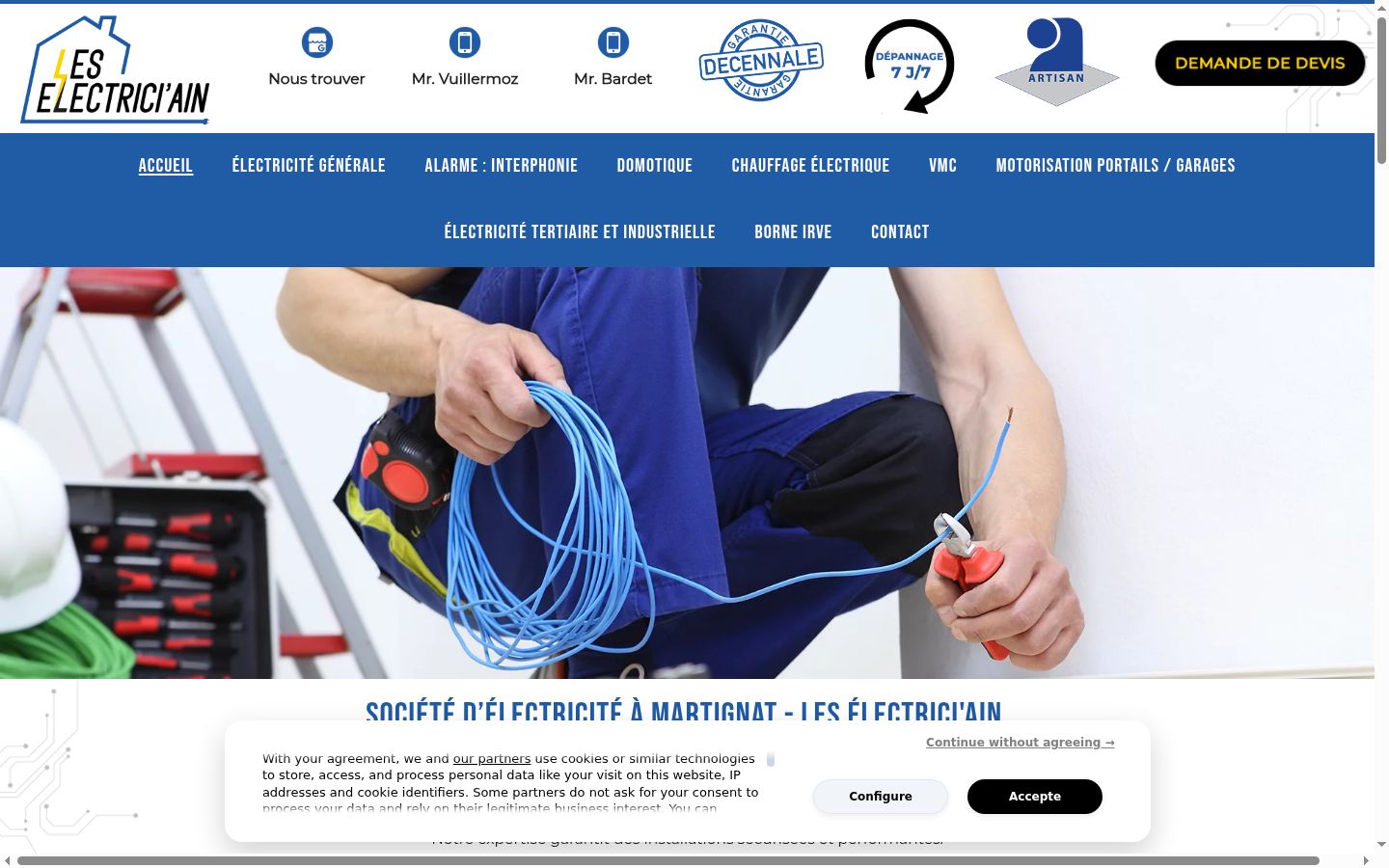 Sutikimo reklamjuostės, rodytos prieš bet kokią sąveiką, ekrano kopija