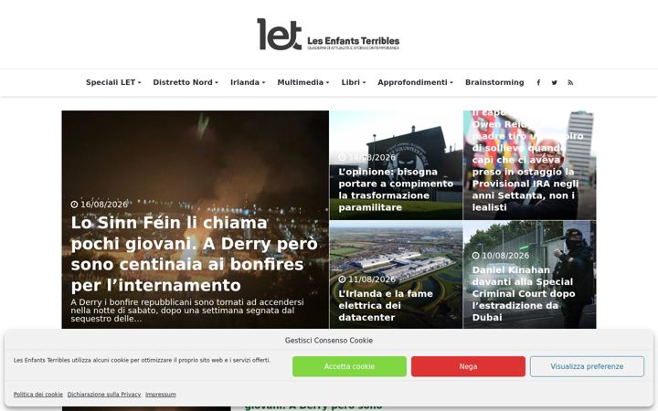Screenshot of lesenfantsterribles.org