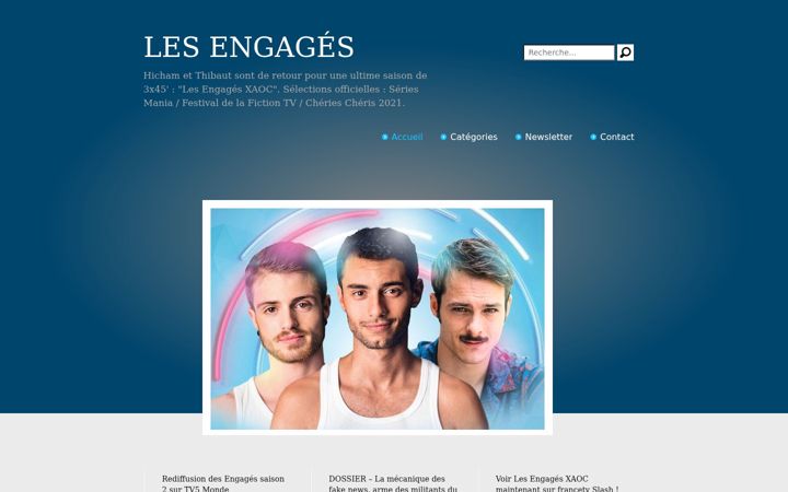 Screenshot of lesengages-laserie.fr