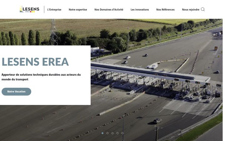 Screenshot of lesens-erea.fr