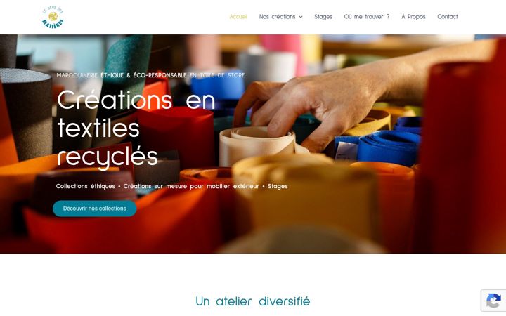 Screenshot of lesensdesmatieres.fr