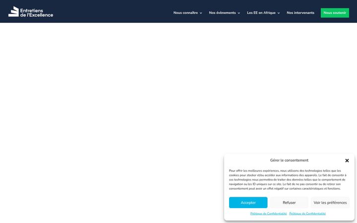 Screenshot of lesentretiens.org