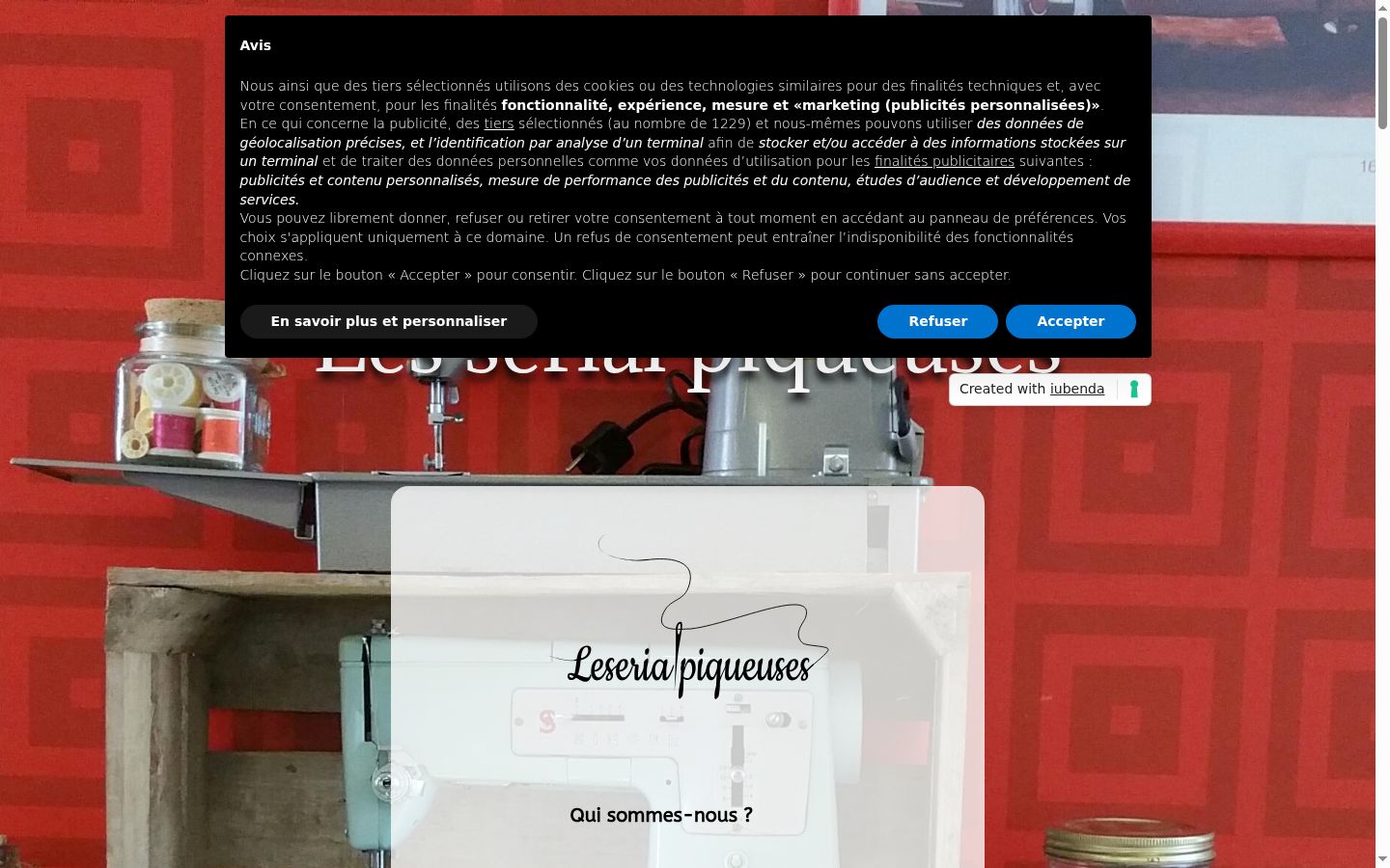 Screenshot tal-banner tal-kunsens muri qabel kwalunkwe interazzjoni