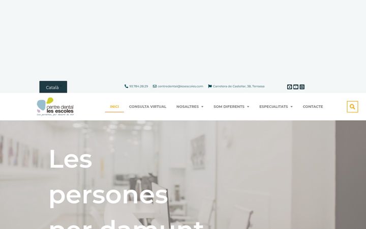 Screenshot of lesescoles.com