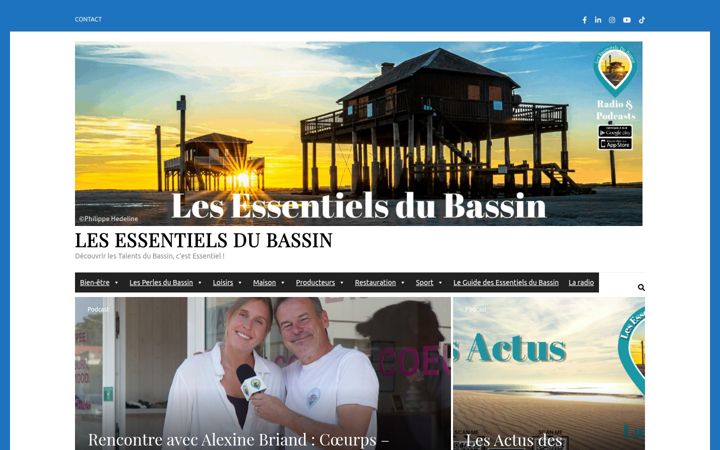Screenshot of lesessentielsdubassin.com