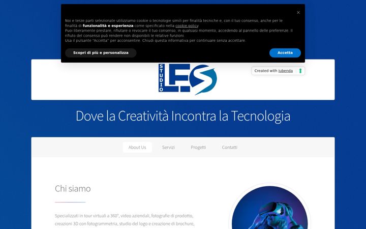 Screenshot of lesevenemets.it
