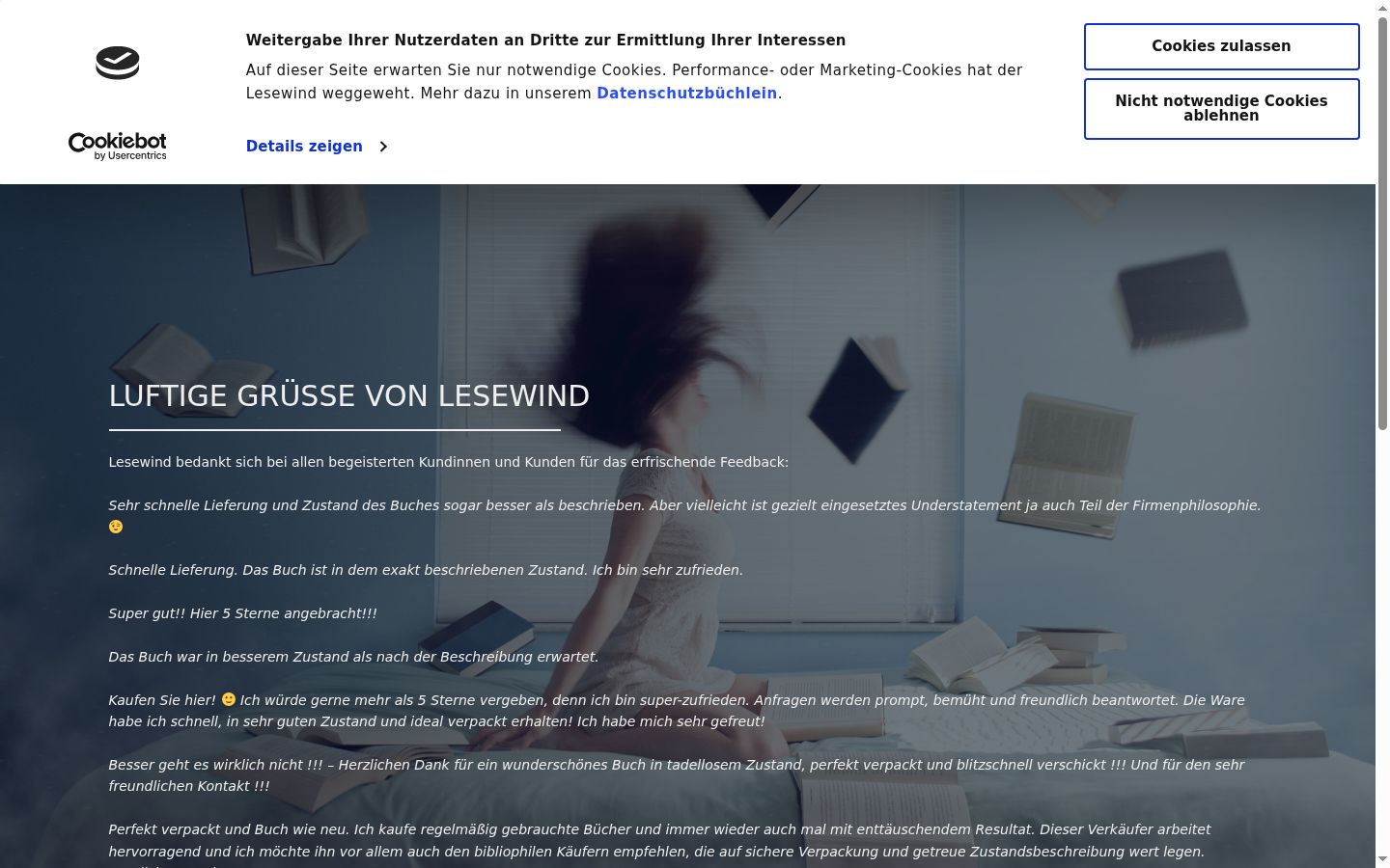 Screenshot van de toestemmingsbanner zoals getoond vóór enige interactie
