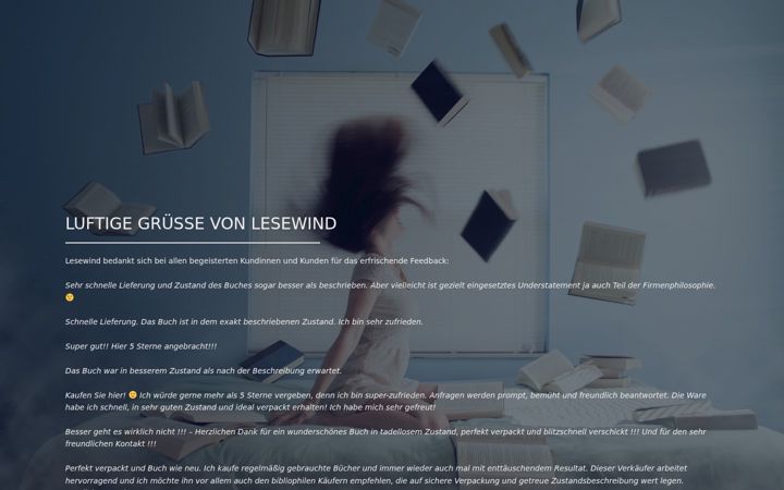 Screenshot of lesewind.de