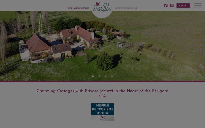 Screenshot of lesfarges.com