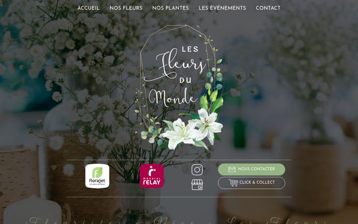 Screenshot of lesfleursdumonde.fr