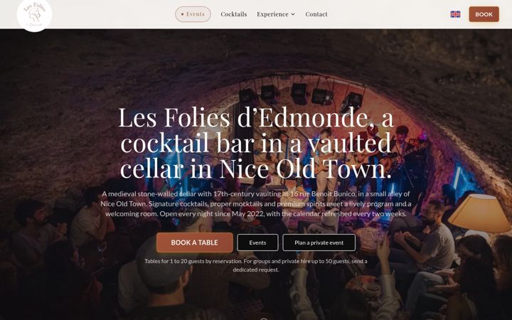 Screenshot of lesfoliesdedmonde.com