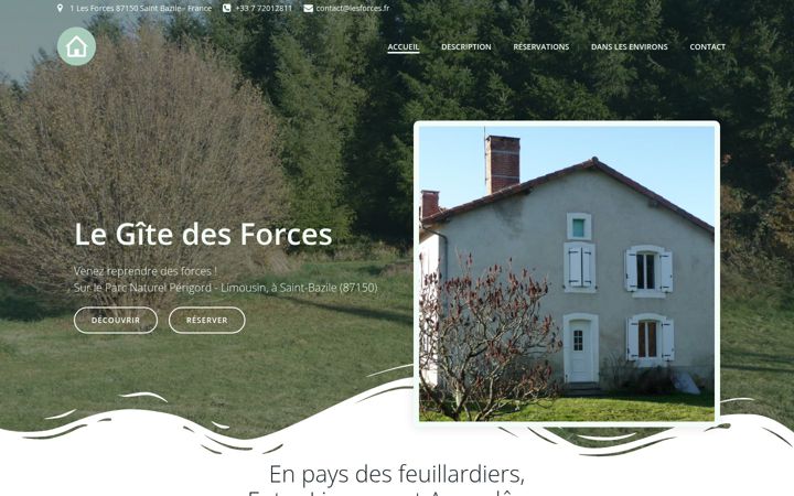 Screenshot of lesforces.fr
