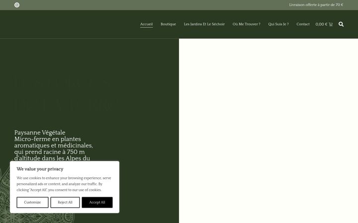 Screenshot of lesforcesdelaterre.fr