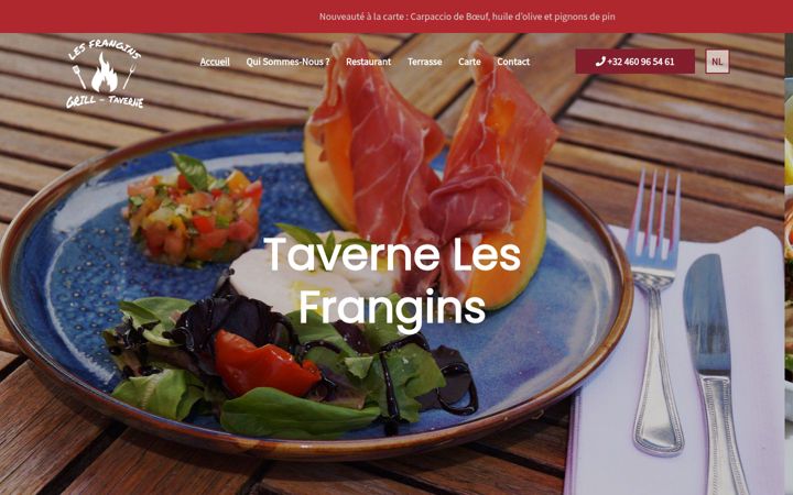 Screenshot of lesfrangins.be