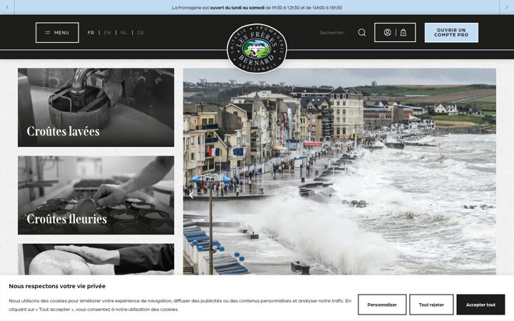 Screenshot of lesfreresbernard.fr
