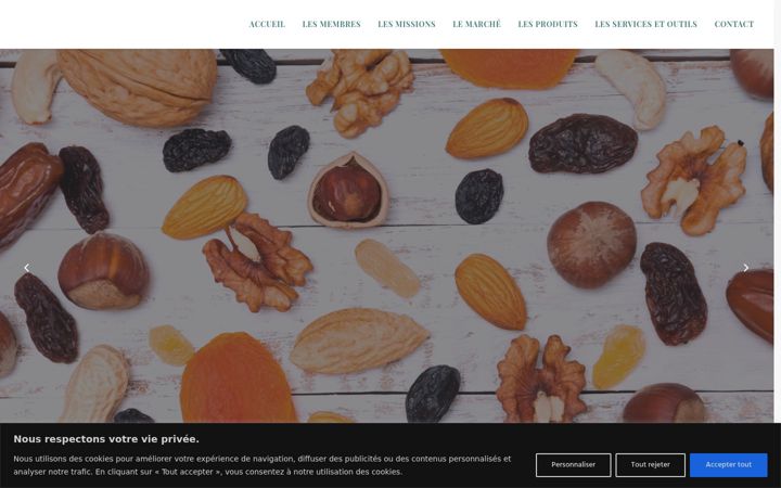 Screenshot of lesfruitssecs.fr